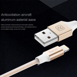 کابل تبدیل USB به لایتنینگ رسی مدل RCL-H100 طول 1 متر