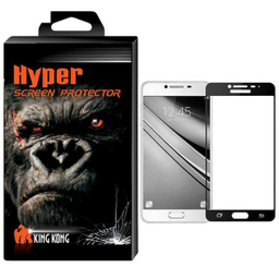 محافظ صفحه نمایش شیشه ای کینگ کونگ مدل Hyper Fullcover مناسب برای سامسونگ گلکسی J7 2016 /J710