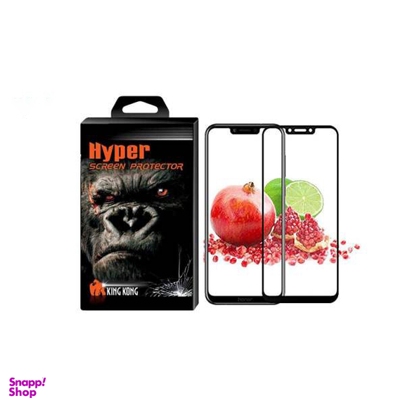 محافظ صفحه نمایش شیشه ای کینگ کونگ مدل Hyper Fullcover مناسب برای گوشی Huawei Honor Play