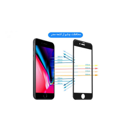 محافظ صفحه نمایش نانو و 5D هورس مدل FAG مناسب برای گوشی موبایل اپل آیفون 7 iPhone مجموعه دو عددی به همراه محافظ لنز دوربین