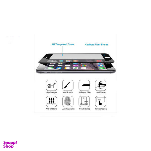 محافظ صفحه نمایش نانو و 5D هورس مدل FAG مناسب برای گوشی موبایل اپل آیفون 7 iPhone مجموعه دو عددی به همراه محافظ لنز دوربین