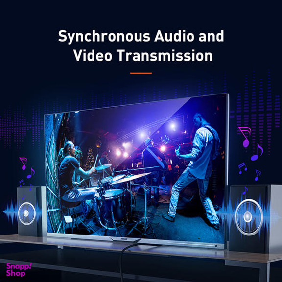 کابل HDMI بیسوس مدل CAFULE H01 طول 5 متر