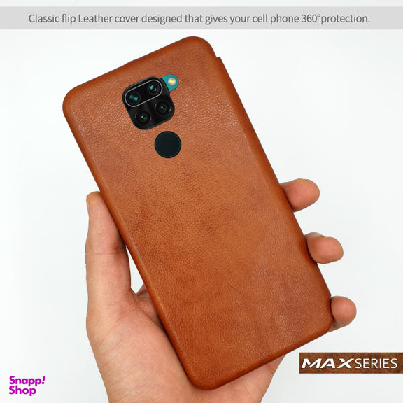 کیف کلاسوری کانواس (Canvas) مدل MAX SERIES مناسب موبایل شیایومی Redmi Note 9