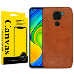 کیف کلاسوری کانواس (Canvas) مدل MAX SERIES مناسب موبایل شیایومی Redmi Note 9