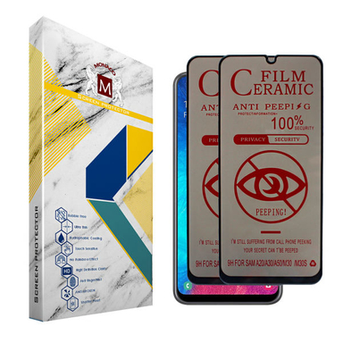 محافظ صفحه نمایش موناکو مدل CR-PR برای حفظ حریم شخصی مناسب موبایل سامسونگ Galaxy A20