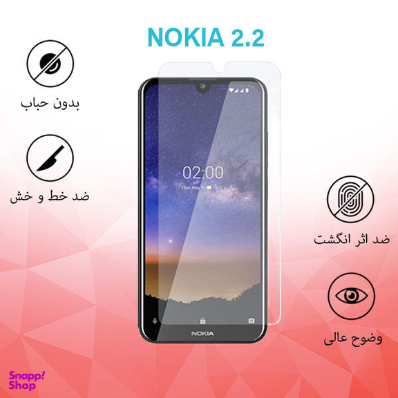 محافظ صفحه نمایش راکز (Rocks) مدل SGS مناسب موبایل نوکیا 2.2 بسته دو عددی