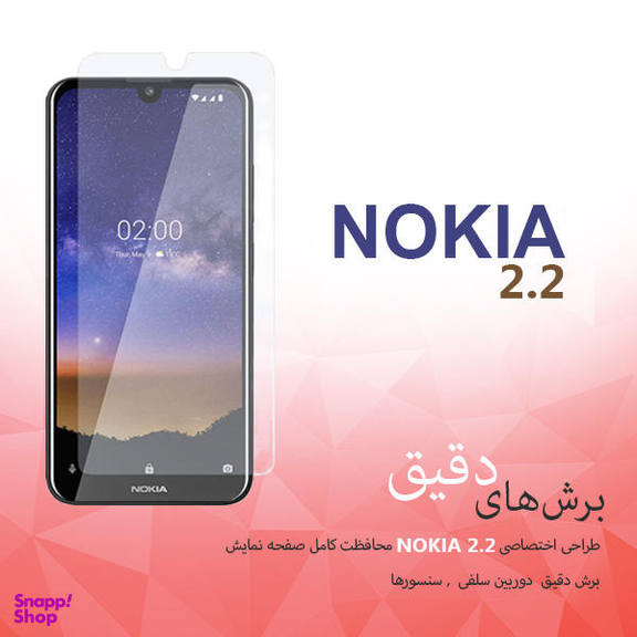 محافظ صفحه نمایش راکز (Rocks) مدل SGS مناسب موبایل نوکیا 2.2 بسته دو عددی