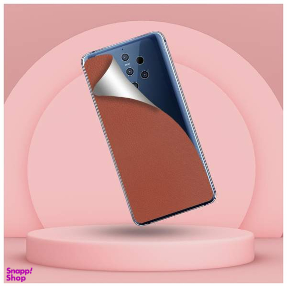 برچسب پوششی راک اسپیس طرح Leather-BR مناسب برای گوشی موبایل نوکیا 9 Pureview