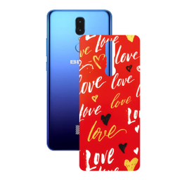 برچسب پوششی راک اسپیس طرح Love مناسب برای گوشی موبایل بلو G9