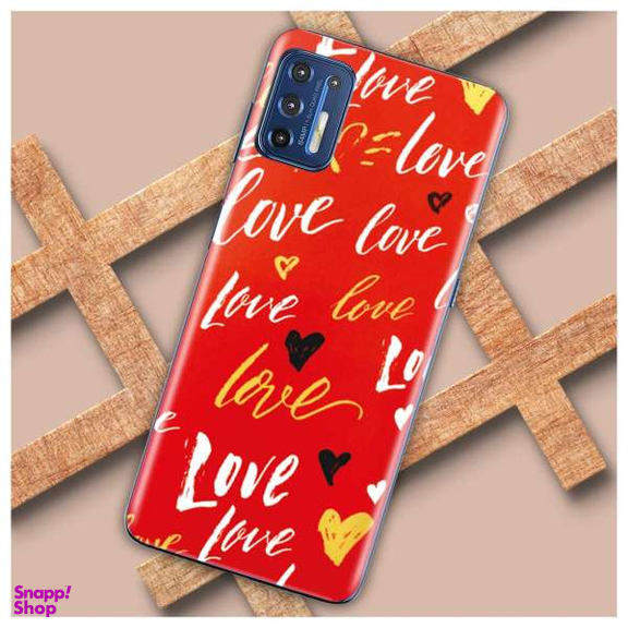 برچسب پوششی راک اسپیس طرح Love مناسب برای گوشی موبایل موتورولا Moto G9 Plus