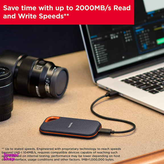 اس اس دی اکسترنال سن دیسک (SanDisk) مدل Extreme Pro E81 ظرفیت 1 ترابایت