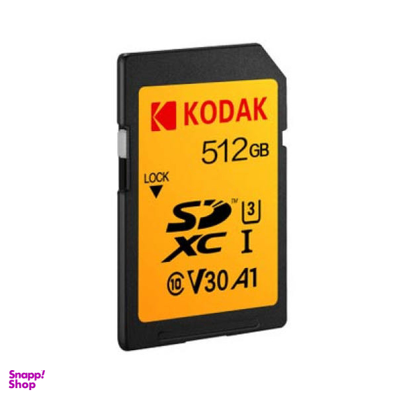 کارت حافظه SDXC کداک (Kodak) مدل V30 کلاس 10 استاندارد UHS-I U3 سرعت 100mbps ظرفیت 512 گیگابایت