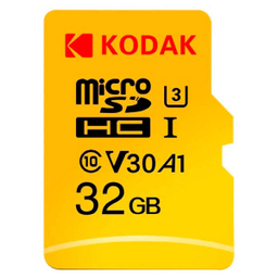 کارت حافظه microSDXC کداک (Kodak) مدل v30 کلاس 10 استاندارد UHS-I U3 سرعت 100MBps ظرفیت 32 گیگابایت بسته 5 عددی