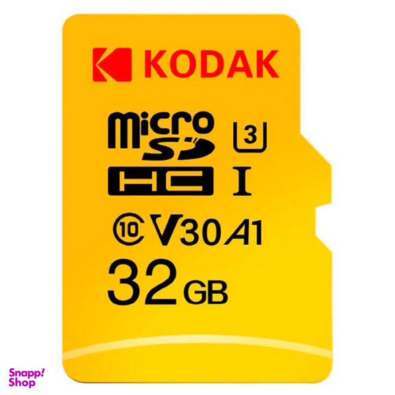 کارت حافظه microSDXC کداک (Kodak) مدل v30 کلاس 10 استاندارد UHS-I U3 سرعت 100MBps ظرفیت 32 گیگابایت بسته 5 عددی