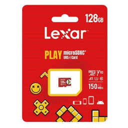 کارت حافظه microSDXC لکسار (Lexar) مدل PLAY کلاس 10 استاندارد UHS-I سرعت 150MBps ظرفیت 128 گیگابایت