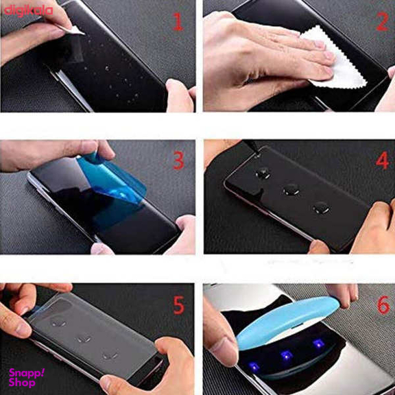 محافظ صفحه نمایش مدل UV مناسب برای گوشی موبایل سامسونگ galaxy S21 غیر اصل