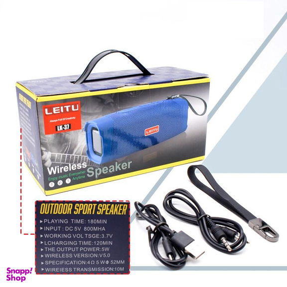 اسپیکر بلوتوثی قابل حمل لیتو مدل LK-37
