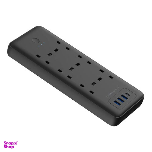 چند راهی برق و USB هوشمند پاورولوژی (Powerology) مدل Psmsupdbk