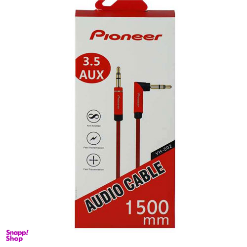 کابل Aux روکش فلزی پایونیر (Pioneer) طول 1.5 متر