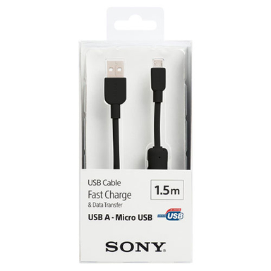 کابل شارژ USB به میکروUSB سونی (Sony) مدل AB150 طول طول 1.5 متر