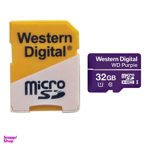 کارت حافظه microSDXC وسترن دیجیتال (Western Digital) مدل کلاس 10 استاندارد UHS-I U1 سرعت 100MBps ظرفیت 32 گیگابایت
