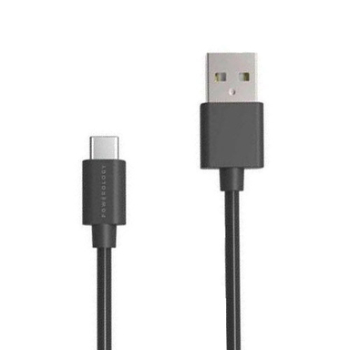 کابل شارژ USB به تایپ سی پاورولوژی (Powerology) مدل PUC3ABK طول 1.2 متر