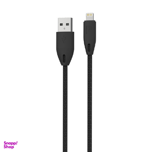 کابل شارژ USB به لایتنینگ پاورولوژی (Powerology) مدل pcab003 ظرفیت 2.4 آمپر طول 1.2 متر