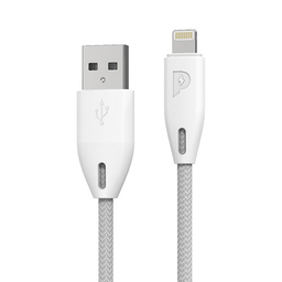 کابل شارژ USB به لایتنینگ پاورولوژی (Powerology) مدل pcab003 ظرفیت 2.4 آمپر طول 1.2 متر