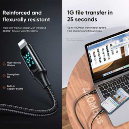 کابل شارژ لایتنینگ مک دودو مدل CA-1030 طول 1.2 متر