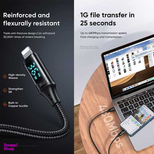 کابل شارژ لایتنینگ مک دودو مدل CA-1030 طول 1.2 متر