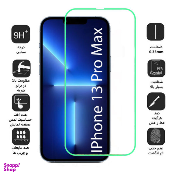 محافظ صفحه نمایش بوف مدل Neon مناسب گوشی اپل Iphone 13 Pro Max