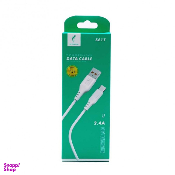 کابل تبدیل USB به Type-C اسکای دلفین مدل SFPS61T طول 1 متر