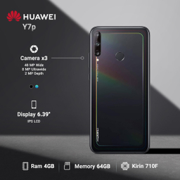 گوشی موبایل هوآوی (Huawei) مدل Y7p ظرفیت 64GB رم 4GB