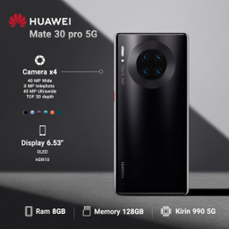 گوشی موبایل هوآوی (Huawei) مدل Mate 30 pro 5G ظرفیت 128GB رم 8GB