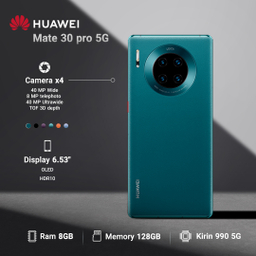 گوشی موبایل هوآوی (Huawei) مدل Mate 30 pro 5G ظرفیت 128GB رم 8GB