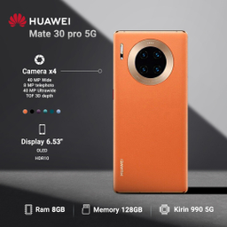 گوشی موبایل هوآوی (Huawei) مدل Mate 30 pro 5G ظرفیت 128GB رم 8GB