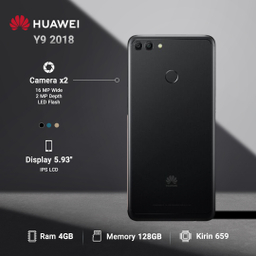 گوشی موبایل هوآوی (Huawei) مدل Y9 2018 ظرفیت 128GB رم 4GB