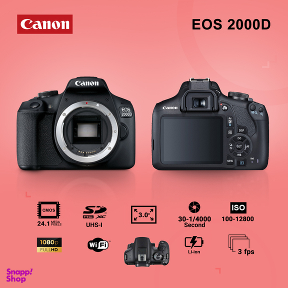 دوربین دیجیتال کانن (Canon)مدل EOS 2000D BODY