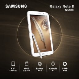 تبلت سامسونگ مدل Galaxy Note 8 N5100 - ظرفیت 16 گیگابایت