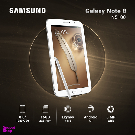 تبلت سامسونگ مدل Galaxy Note 8 N5100 - ظرفیت 16 گیگابایت