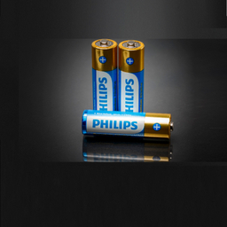 باتری نیم قلمی فیلیپس مدل پرمیوم آلکالاین LR03M4B/40 بسته چهار عددی