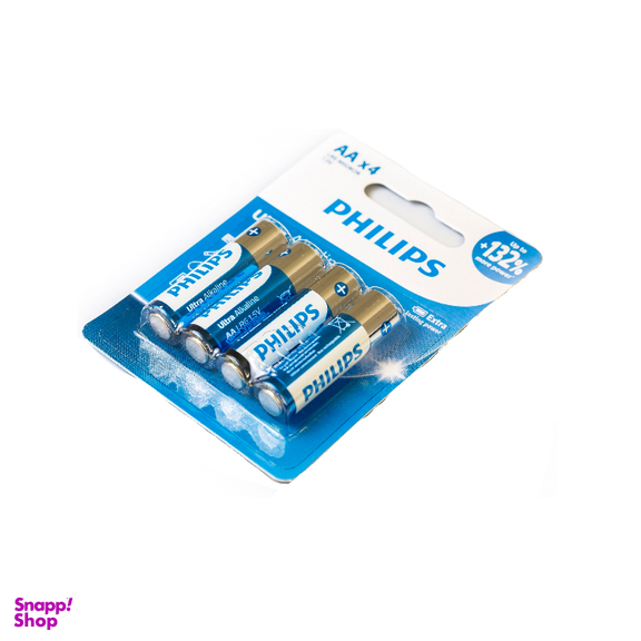 باتری قلمی فیلیپس مدل پرمیوم آلکالاین LR06M4B/40 بسته 48 عددی
