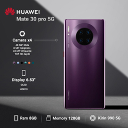 گوشی موبایل هوآوی (Huawei) مدل Mate 30 pro 5G ظرفیت 128GB رم 8GB