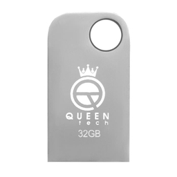 فلش مموری کویین تک (Queen Tech) مدل Cell Plus ظرفیت 32 گیگابایت به همراه مبدل Otg