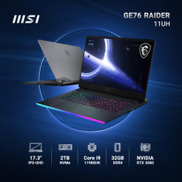 لپ تاپ 17.3 اینچی ام اس آی مدل GE76 RAIDER 11UH