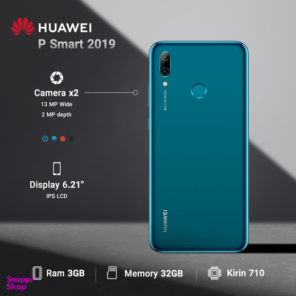 گوشی موبایل هوآوی (Huawei) مدل P Smart 2019 ظرفیت 32GB رم 3GB