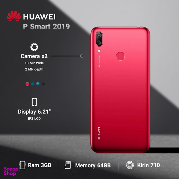 گوشی موبایل هوآوی (Huawei) مدل P Smart 2019 ظرفیت 32GB رم 3GB