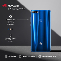 گوشی موبایل هوآوی (Huawei) مدل Y7 Prime 2018 ظرفیت 32GB رم 3GB