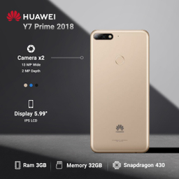گوشی موبایل هوآوی (Huawei) مدل Y7 Prime 2018 ظرفیت 32GB رم 3GB
