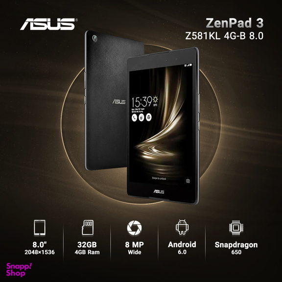 تبلت ایسوس مدل ZenPad 3 8.0 Z581KL 4G - B ظرفیت 32 گیگابایت